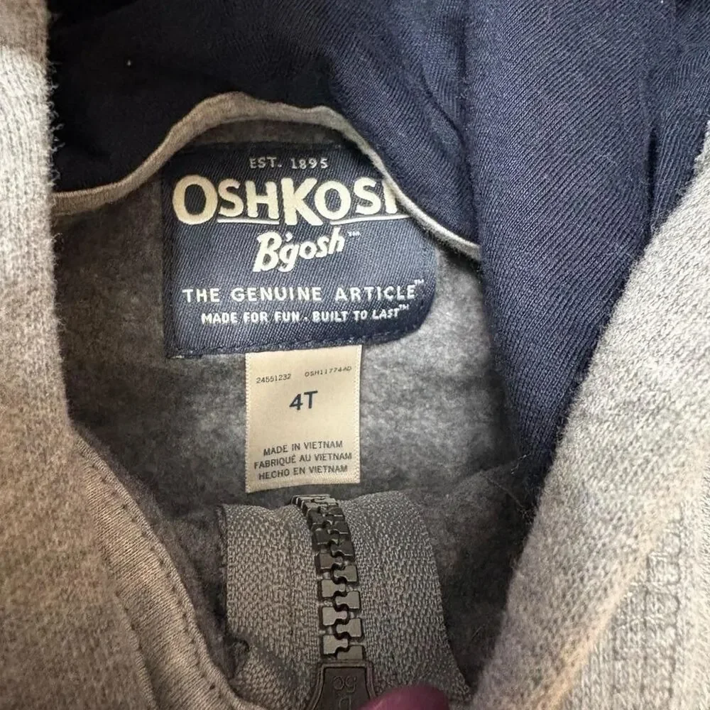 Oshkosh-b-gosh Grey Hoodie